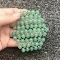 Masque pour les yeux en quartz rose et aventurine verte, en cristal naturel sculpté, avec perles tissées, et rouleau de massage en jade poli pour la beauté et la réduction des rides