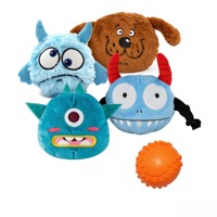 Fournisseur en gros de jouets interactifs pour chiens, balles en caoutchouc qui couinent, peluches à mâcher, balles rebondissantes, produits pour animaux de compagnie