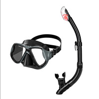 Équipement de plongée en apnée en verre trempé entièrement étanche pour la plongée, la natation, l'appareil respiratoire sous-marin et l'entraînement en libre style pour enfants