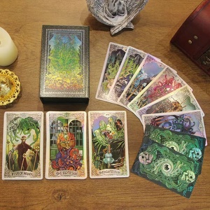 Baraja de <span class=keywords><strong>tarot</strong></span> completa de los mitos de Cthulhu, 78 cartas con guía, juego de adivinación de fantasía oscura - Product Image 6