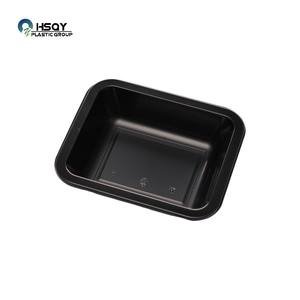 Contenedores de Alimentos Desechables Negros de CPET de 1 Compartimento, Aptos para <span class=keywords><strong>Horno</strong></span> y Microondas, Cajas Resistentes para Llevar - Product Image 2