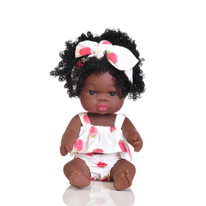 Nouvel arrivage de poupée de 14 pouces, noire, brune, américaine, africaine, amour, bébé, bon cadeau, compagnon de jeu, jouets pour enfants, <span class=keywords><strong>2021</strong></span> - Product Image 4
