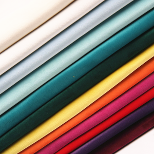 Venta al por mayor 100% poliéster 300gsm terciopelo tapicería muebles hogar textil sofá cubierta telas - Product Image 2