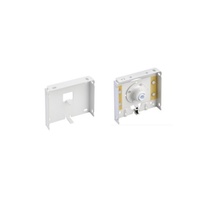 TAB 10.2 MM 4 pouces Supports carrés de moteur pour stores à moteur Fascia 4 "Supports muraux en métal pour stores à rouleau électroniques