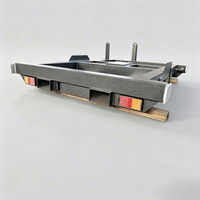Remorque de signalisation routière mobile à énergie solaire en aluminium, portable, temporaire, pour la sécurité routière, contrôle du trafic autoroutier