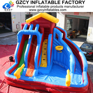 2024 nóng bán giấy chứng nhận <span class=keywords><strong>CE</strong></span> thương mại cấp Inflatable sân sau đôi Lane trượt cho tùy chỉnh - Product Image 2