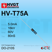 Diode redresseuse en silicium haute tension HV-T75A 5mA 16KV 80nS