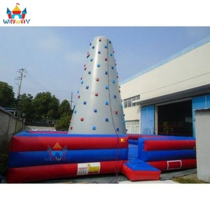 Jeux de carnaval gonflables commerciaux d'extérieur, mur d'escalade en PVC de qualité supérieure, jeux sportifs 6x6x4.8m WINWAYTOYS pour le plaisir - Product Image 4
