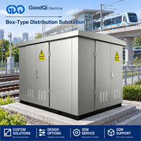 Transformateur haute tension préfabriqué de type boîtier, protection IP40, enceinte métallique pour la distribution d'énergie industrielle
