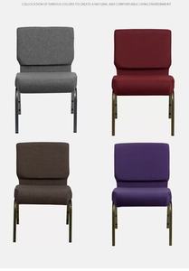 Sillas <span class=keywords><strong>de</strong></span> Iglesia Apilables <span class=keywords><strong>de</strong></span> Lujo Personalizables al por Mayor <span class=keywords><strong>de</strong></span> Fábrica, Sillas <span class=keywords><strong>de</strong></span> Iglesia Reforzadas con Estructura Metálica - Product Image 2