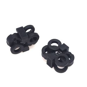 डाट कॉर्ड ताला कस्टम, थोक सिलिकॉन हैवी ड्यूटी रस्सी ताले, प्लास्टिक वसंत बांधनेवाला पदार्थ लोचदार कॉर्ड ताला डाट - Product Image 3