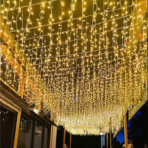 Wholesale Outdoor Waterproof <strong>LED</strong> Curtain <strong>Strings</strong> <strong>for</strong> Holiday Lighting <strong>Festival</strong> Decorative <strong>Light</strong> - Product Image 1