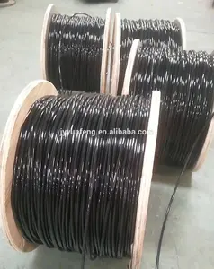 PP/PE/PU/PVC/PA/NYLON Black color Polypropylene Coated Steel Wire Rope 7x7-1.2-1.8mm