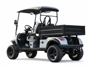 Carrito de Golf Eléctrico de 2 Plazas con Caja de Carga, Motor de CA de 60V 3.5kW, Vehículo Utilitario Todoterreno para Transporte en Granjas y Parques - Product Image 4