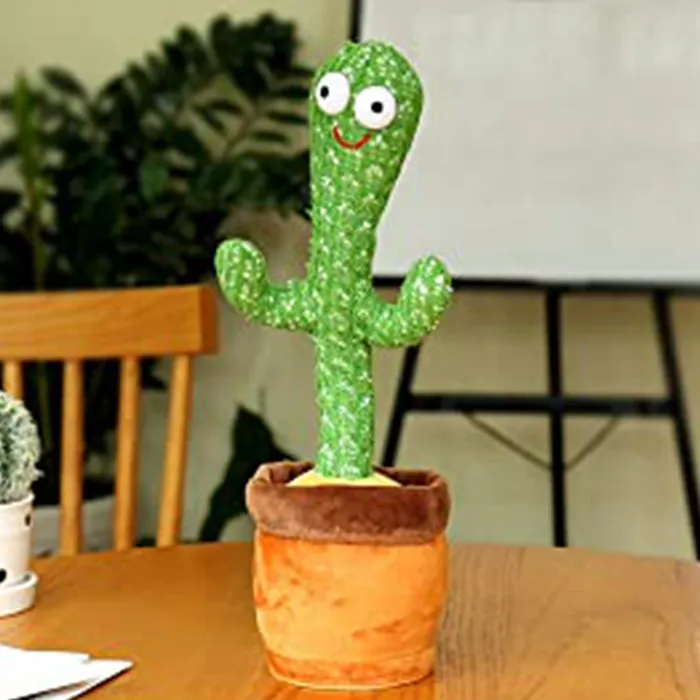 2024 usine personnalisée de haute qualité parlant chantant danse Cactus enregistrement en peluche jouet