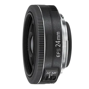 DF 도매 원래 사용 EF-S 24mm f2.8 STM 망원 광각 표준 노 줌 프라임 SLR 디지털 카메라 렌즈