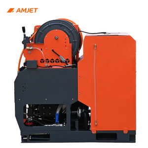 Nettoyeur de canalisations haute pression AMJET 300 bar 30 lpm, tuyau de 50 m 3/8'' 5/16'', <span class=keywords><strong>pompe</strong></span> de haute qualité fabriquée en Allemagne, débouche les canalisations - Product Image 4