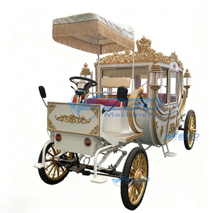 Charrette royale électrique de tourisme Xuchang, élégante et de haute qualité, en acier, type chariot à chevaux - Product Image 1