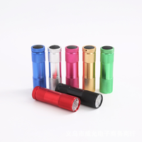 Lampe torche UV LED 395nm en alliage d'aluminium, indice de protection IP54, 1000+ lumens, pile AAA, véritable détecteur de billets contrefaits, mini lumière blanche, cadeau promotionnel