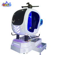 Equipo de Juegos de Realidad Virtual 3D Inmersivos y Populares, Simulador de Helicópteros de Carreras, Cabina de Realidad Virtual para Interiores, Hogar, Castillo Inflable