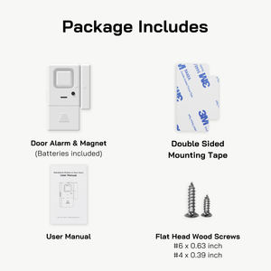 2er Pack <span class=keywords><strong>DIY</strong></span> Personal Wireless Sicherheits fenster Tür Glockenspiel Einbrecher <span class=keywords><strong>Alarm</strong></span> Sicherheits <span class=keywords><strong>alarm</strong></span> für Home Garage Apartment - Product Image 6