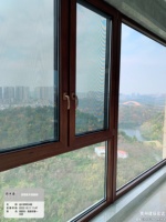Ventanas Modernas de Madera y Aluminio Compuesto con Triple Vidrio Templado y Aislamiento Térmico para Casa, Villa u Oficina