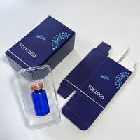 Boîtes en papier brillant ou mat recyclables personnalisées de qualité supérieure pour flacons de 2 ou 3 unités, emballage pour flacons de 2 ml, 3 ml, 10 ml et étiquette en vinyle