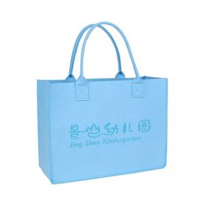 Sac fourre-tout en feutre personnalisé, grande capacité, portable, respectueux de l'environnement, polyvalent, sac de shopping pour cadeaux - Product Image 4