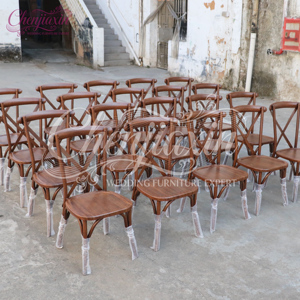 Sillas <span class=keywords><strong>de</strong></span> Banquete para Hotel <span class=keywords><strong>de</strong></span> Fábrica al por Mayor, Sillas <span class=keywords><strong>de</strong></span> Comedor con Patrón <span class=keywords><strong>de</strong></span> Madera para Bodas al Aire Libre, Sillas <span class=keywords><strong>de</strong></span> Metal con Respaldo Cruzado para Eventos en Venta - Product Image 3