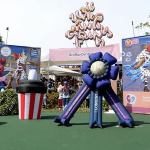 Mẫu miễn phí biểu tượng tùy chỉnh bên ngoài trời trang trí tổ chức sự kiện quảng cáo <span class=keywords><strong>PVC</strong></span> <span class=keywords><strong>Inflatable</strong></span> bóng với Air Blower thời tiết kháng - Product Image 1