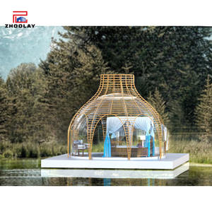 Zone scénique lac eau romantique Restaurant PC tente <span class=keywords><strong>transparente</strong></span> ciel étoilé Fang sommet de la <span class=keywords><strong>montagne</strong></span> camping maisons à bulles - Product Image 1