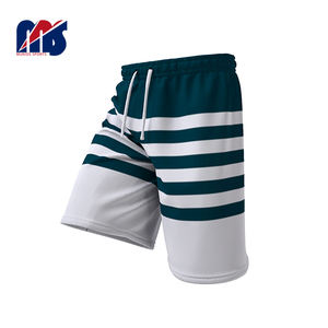 Pantalones cortos de baloncesto de malla, dos bolsillos con dobladillo lateral profundo, pantalones cortos básicos de verano para hombre, recortados, poliéster, Vintage, algodón liso, Technics Mid - Product Image 5