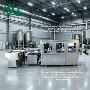 Machine d'inspection visuelle <span class=keywords><strong>automatique</strong></span> des bouchons de bouteilles de lait |   Système de vision CCD pour la détection des rayures, des taches, des manques et des défauts de flash - Product Image 1