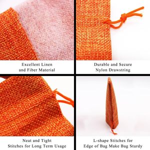 Bolsa De Regalo Con Cordón De Arpillera De <span class=keywords><strong>Lino</strong></span> Reutilizable Joyería Ecológica Bolsa De Jabón De Vela 4x6 Pulgadas Bolsas De Organzas <span class=keywords><strong>Yute</strong></span> Con San Valentín Navidad - Product Image 4