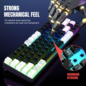 Teclado Mecánico para Juegos V200 Multifunción con Retroiluminación LED, USB, Cableado, Teclas Coreanas/Espanholas, Nuevo - Product Image 4