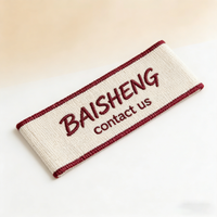 Étiquettes de marque en tissu tissé pour vêtements, étiquettes nominatives à coudre avec logo pour vêtements, sacs et chaussures