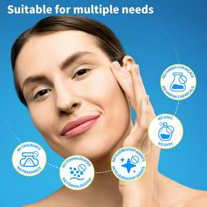 Removedor de maquillaje sin pelusa de etiqueta privada <span class=keywords><strong>Toallitas</strong></span> <span class=keywords><strong>secas</strong></span> Toalla facial desechable para colgar Tejido de algodón de limpieza facial - Product Image 6