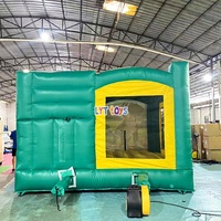 Château gonflable commercial sur le thème des animaux avec toboggan, structure de jeu gonflable pour les fêtes d'enfants, les événements et les aires de jeux extérieures