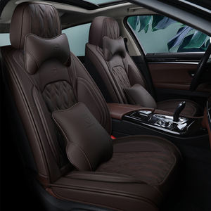 Housses de siège de voiture en Faux cuir, ensemble complet de housses pour véhicule, pour camion, pour automobile, coussins - Product Image 6