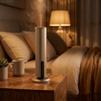 Diffuseur d'arômes domestique et commercial, diffuseur de parfum de table fonctionnant sur piles avec 1 an de garantie, diffuseur d'aromathérapie