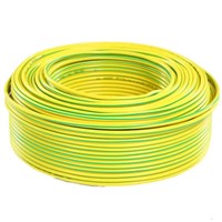 Câble flexible monophasé jaune-vert pour mise à la terre