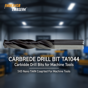 Foret en carbure TA1044 5xD Nano TiAlN revêtu pour machines-outils - Product Image 3