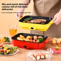 Plaques de barbecue pratiques multifonctionnelles de style coréen direct d'usine pour les restaurants à guichet unique