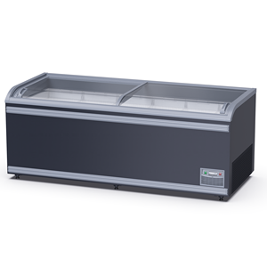 Meilleures ventes de congélateurs combinés en îlot, vitrine de grande capacité, <span class=keywords><strong>réfrigérateur</strong></span> commercial à porte vitrée pour les produits surgelés des épiceries - Product Image 4