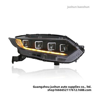 Conjunto de Faros Delanteros Modificados de 12V para Automóvil, Luz Diurna Bicolor, Señal de Giro, Lente LED para Modelos XR-V 15-20 - Product Image 4