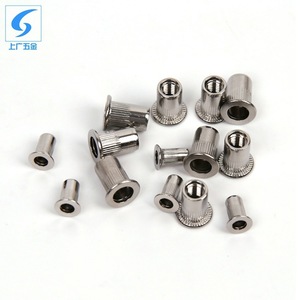 Tuercas Remachables de Acero Inoxidable 304, Cilíndricas, Roscadas Verticalmente, M6 M8 M10 M12, Insertos de Rosca Métrica GB17880.1 - Product Image 1