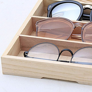 ถาดเก็บแว่นตาไม้ 2 ลิตร ทนทาน ใช้จัดแสดงแว่นกันแดดและแว่นสายตา - Product Image 4
