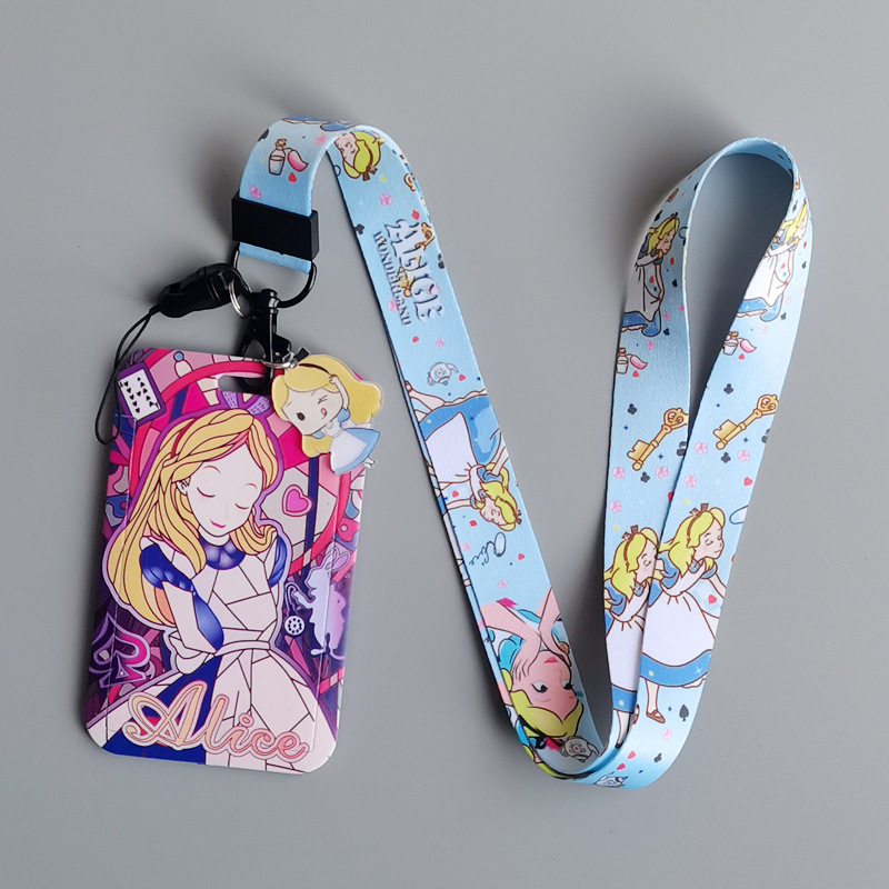 Cute Satin Durable Long Lanyard Mobile Phone Octopus Student Work Cards Image 2