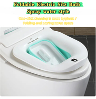 Spa à eau pulvérisée pour femme enceinte allongée Nettoyage de la zone privée Spa électrique en plastique pour bain assis