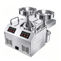Presse à huile miniature en acier inoxydable de haute qualité 8-10 kg/h pour l'extraction d'huile de sésame, d'arachide et d'olive, idéale pour un usage domestique
